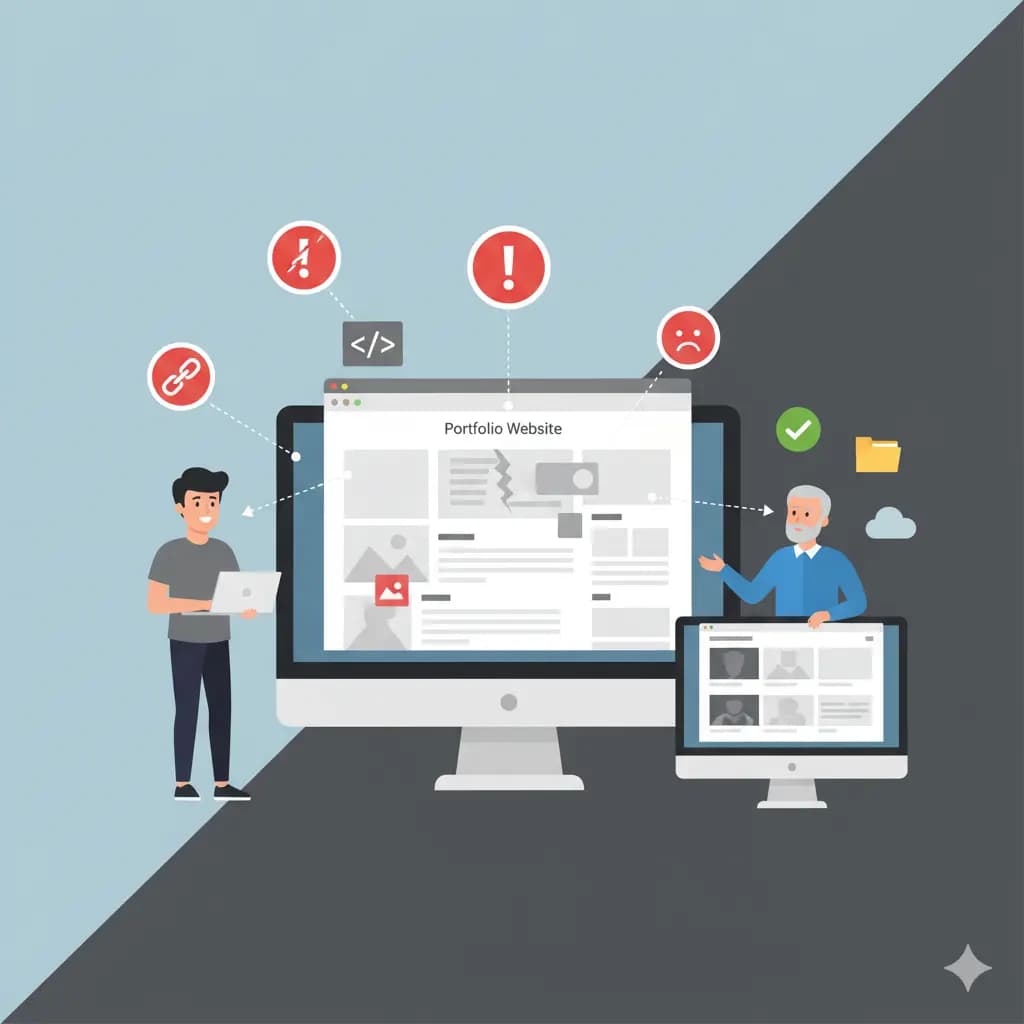 5 Kesalahan Umum Fresh Graduate Saat Membuat Portfolio Website